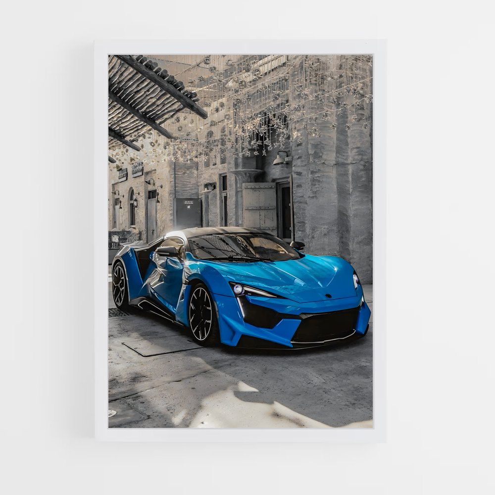 Poster spectaculaire Fenyr Supersport – affiche W Motors (vue 3)